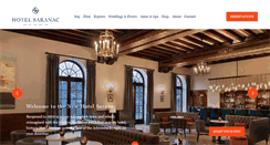 Desktop Screenshot of hotelsaranac.com